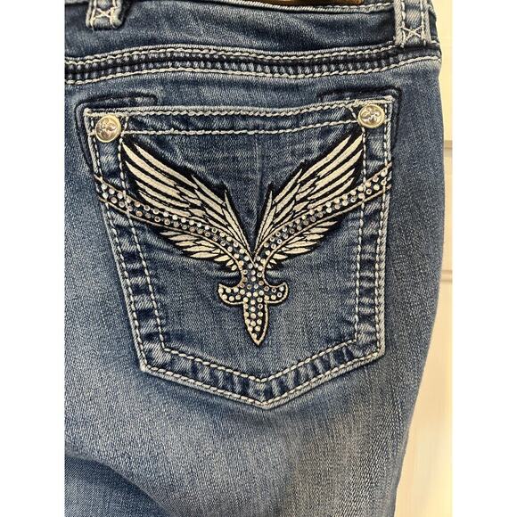 Rock Revival Women’s Jean Lucille boot rhinestone western size 29 rodeo - Picture 8 of 13